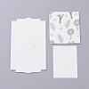 Kraft Paper Boxes and Necklace Jewelry Display Cards CON-L016-A06-2