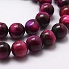Natural Tiger Eye Bead Strands G-G735-23-8mm-04-3