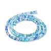 Gradient Color Electroplate Glass Bead Strands X-GLAA-E042-05-B07-3