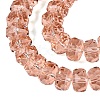 Transparent Glass Beads Strands GLAA-Q114-01A-A03-3