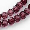 Transparent Glass Bead Strands GLAA-G013-8mm-59-3