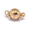 Rack Plating Brass Magnetic Clasps with Loops KK-F801-03A-LG-2