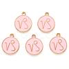 Alloy Enamel Pendants X-ENAM-S124-01A-09E-2