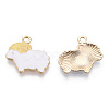 Alloy Enamel Pendants FIND-N048-024A-1