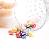 Glazed Porcelain Beads PORC-D001-8mm-M-2