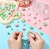 250G UV Plating Rainbow Iridescent Opaque Acrylic Beads PACR-CJ0001-38B-4