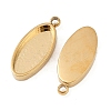 304 Stainless Steel Pendant Cabochon Settings STAS-A194-05A-G-2