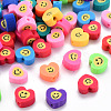 Handmade Polymer Clay Beads X-CLAY-N008-017-1
