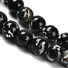 Assembled Synthetic Stone and Trochus Shell Beads Strands G-B128-08C-04-3