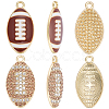 20Pcs 2 Styles Alloy Rhinestone Pendants FIND-SC0022-78-7