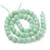 Natural Myanmar Jade/Burmese Jade Beads Strands X-G-T064-22-6mm-2