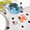 800G 2 Style Natural Quartz Crystal & Obsidian Beads G-CA0001-39-5