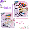120Pcs A6 Transparent PVC Plastic Zip Top Zipper Seal File Bags ABAG-WA0001-04-5