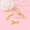 Alloy Crystal Rhinestone Magnetic Clasps ALRI-YW0001-10G-5