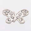Alloy Rhinestone Multi-Strand Links X-ALRI-H044-2