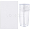 Plastic Nail Art Stamper Scraper with Cap MRMJ-CP0001-53-1