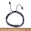 Brass Beaded Bracelets BJEW-Z094-03A-5