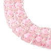 Valentine's Day Handmade Lampwork Enamel Beads Strands LAMP-A001-D04-1-3