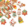 20Pcs 10 Styles Christmas Theme Alloy Enamel Pendants ENAM-FS0002-13-2