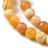 Natural Yellow Jade Beads Strands G-F591-17-10MM-5