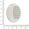 201 Stainless Steel Pendants STAS-I333-01P-02-3