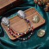 4Pcs 2 Colors Viking Oval with Symbol Alloy Lapel Pins for Backpack Clothes JEWB-PH0001-72-2