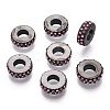 Alloy European Beads MPDL-S067-24EB-B-1