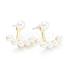 Brass Stud Earring Findings EJEW-O106-11G-1