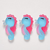 Translucent Frosted Resin Cabochons LS-CRES-N022-10-1