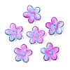 Transparent Spray Paint Glass Beads GLAA-Z011-07K-1