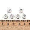 Brass Grade A Rhinestone Spacer Beads RB-A014-Z8mm-13S-3