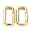 Brass Keychain Clasps KK-B046-01G-2