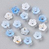 Frosted Transparent Acrylic Beads OACR-N137-72J-2