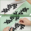 Plum Blosssom Cloth Computerized Embroidery Sew on Patches PATC-WH0021-004A-3