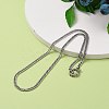 Non-Tarnish 304 Stainless Steel Diamond Cut Chunky Curb Chains NJEW-JN03213-02-4