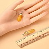 2Pcs Natural Agate Dyed Double Terminated Pointed Pendants G-YW0002-05D-4