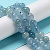 Natural Blue Calcite Beads Strands G-F756-A02-02-2