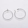 316 Surgical Stainless Steel Hoop Earrings Findings STAS-K146-039-20mm-1