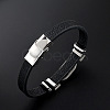 201 Stainless Steel Constellation Beaded Bracelet LS-ZODI-PW0001-044B-3
