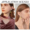 16Pcs 8 Styles Brass Earring Hooks KK-YW0003-83-6