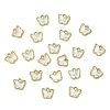 20Pcs Rack Plating Alloy Glass Charms FIND-YW0008-64B-1