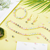 160Pcs 8 Colors Crackle Glass Beads GLAA-PH0001-38-3