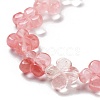 Cherry Quartz Glass Beads Strands G-P520-A05-01-4