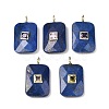 Dyed Natural Lapis Lazuli Pendants LS-G-I391-03G-08-1