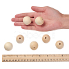 Unfinished Wood Beads X-WOOD-S651-30mm-LF-3