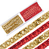 2Pcs 2 Colors Plastic & Polyester Paillette Beads OCOR-CY0002-10A-1