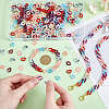 420Pcs 7 Colors Acrylic Linking Ring OACR-PH0001-92-3
