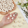 100Pcs Unfinished Wood Faceted Cube Beads WOOD-PA0001-75A-3