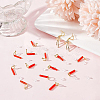 20Pcs Brass Stud Earring Findings KK-BC0008-36-4