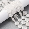 Natural Quartz Crystal Beads Strands G-P570-E21-02-1
